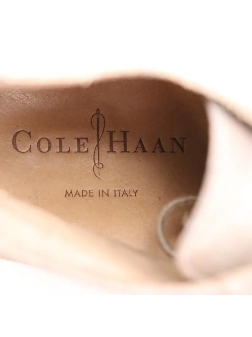 Cole Haan Chukka Shoes Tan Suede Men’s Size 11.5 M Casual Lace Up Made in Italy